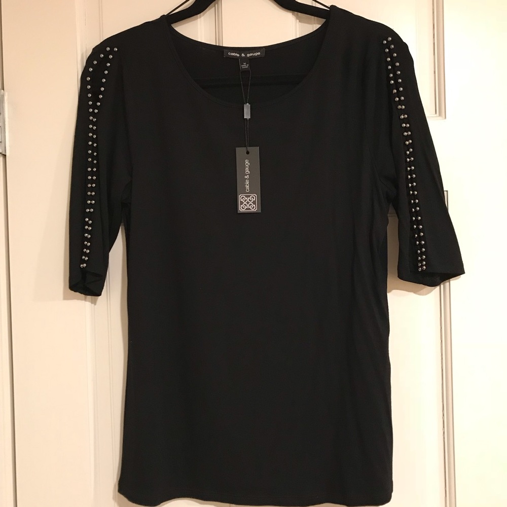 CABLE & GAUGE Studded Top